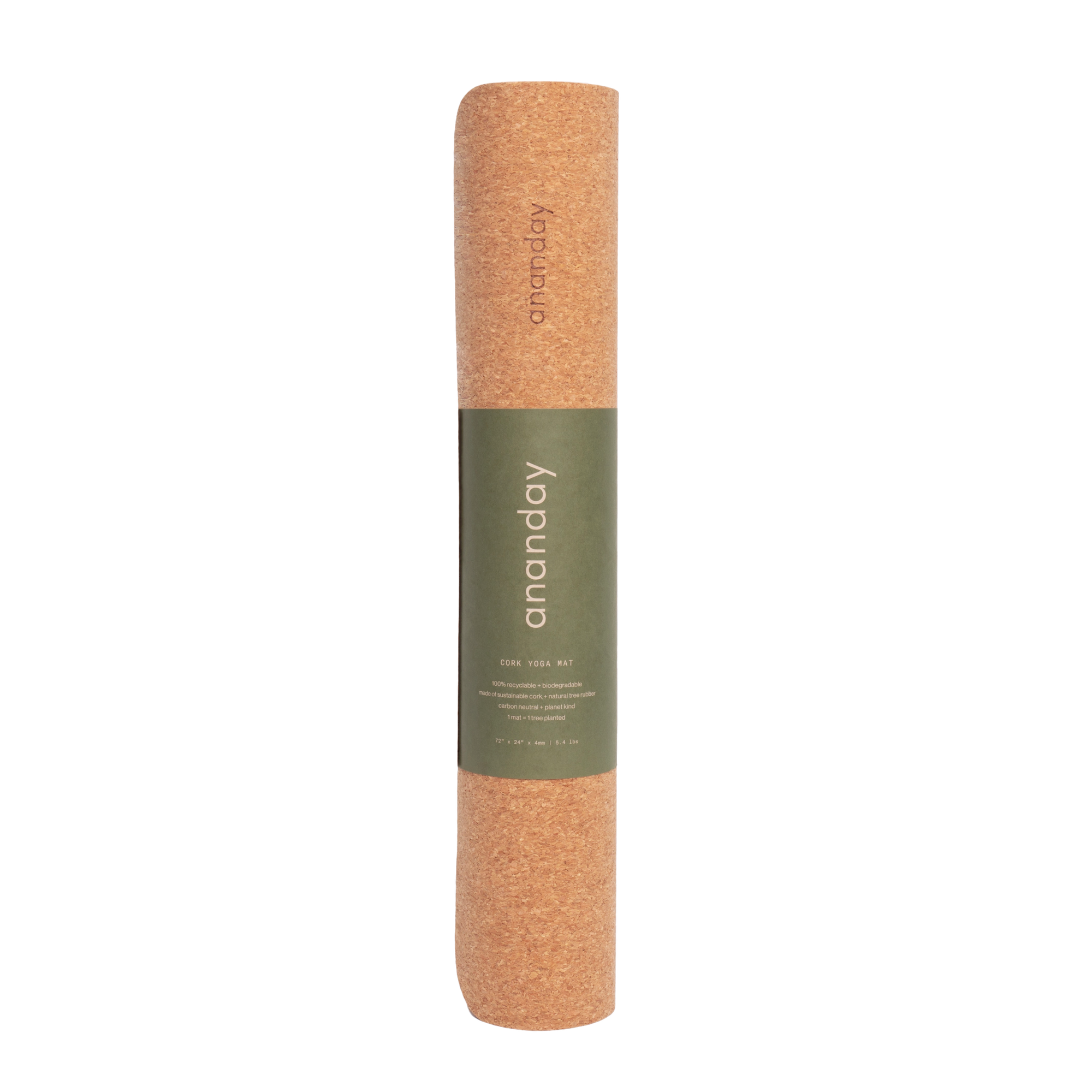 Go Green With Our Natural Ananday Cork Yoga Mat: Eco-friendly, Non-toxic,  and Perfect for Your Practice -  Canada