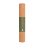 Ananday Cork Yoga Mat rolled out